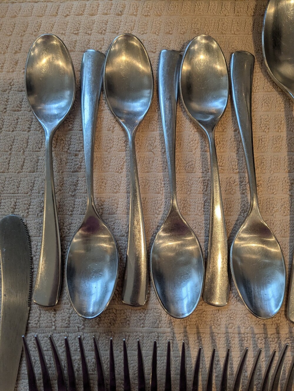 🍴 Studio William Home Larch Flatware Stainless Steel- USED - Picture 8 of 15